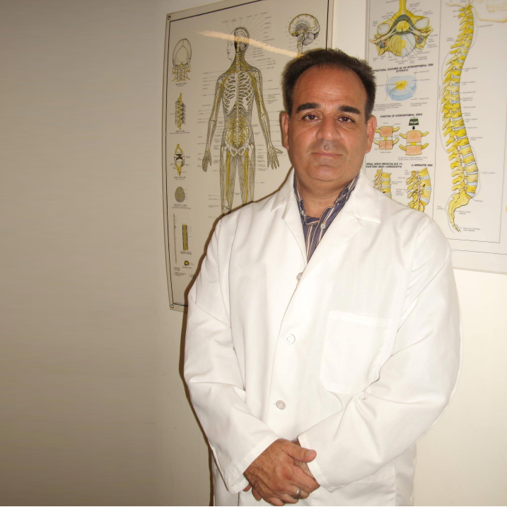 Dr. Dom In His Chiropractic Office located at 274 Madison Ave #1304, New York, NY 10016